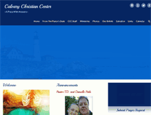 Tablet Screenshot of calvaryapostolicgallia.com